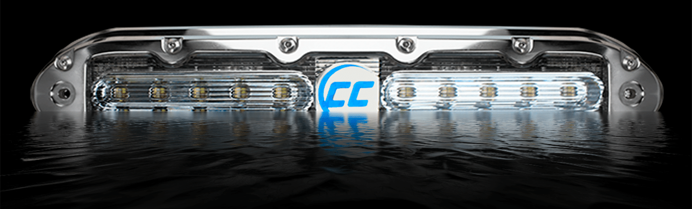 SCM-10-CC-1420×430-water-effect1 Shadow-Caster Marine LED Lighting underwater boat light SCM-10-CC