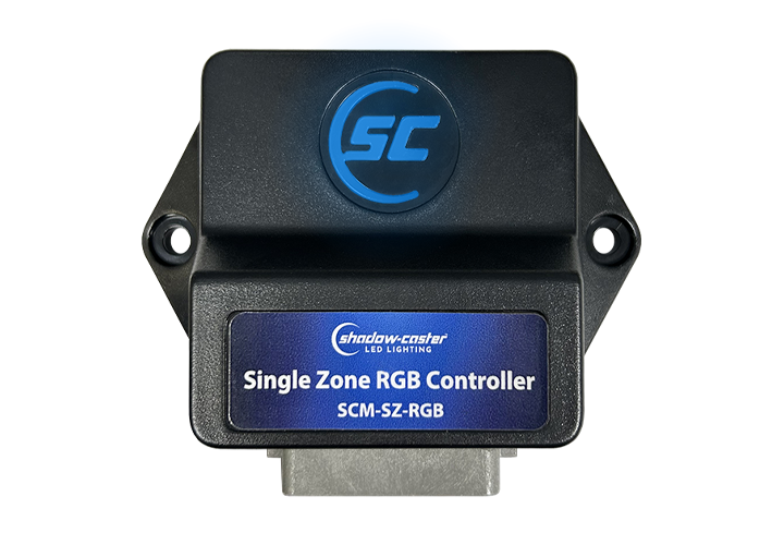 Shadow-Caster SCM-SZ-RGB Single Zone Lighting Controller with Blue Backlit logo